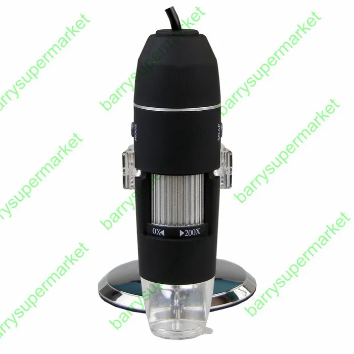 8 LED USB 200X микроскоп Эндоскоп лупа Цифровая видеокамера микроскопия|camera microscopio|usb