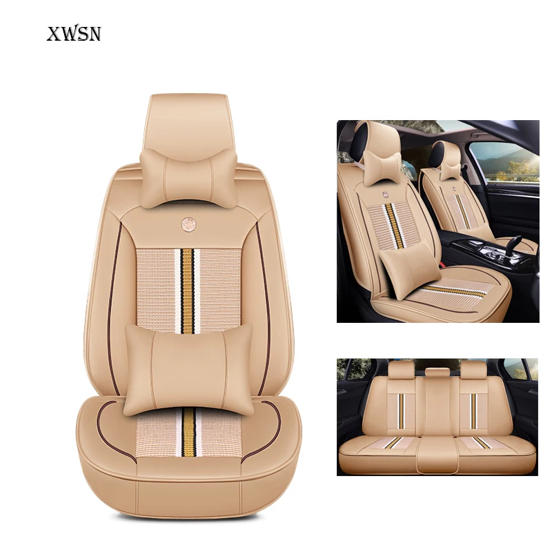 

Ice silk car seat cover for honda accord 2003-2007 2018 civic city cr-v jazz fit car accessories