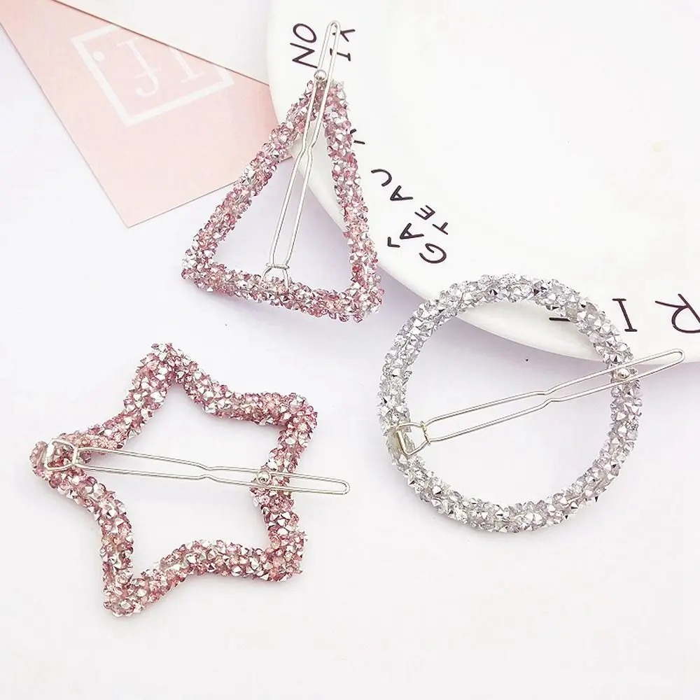 1 предмет модный с кристаллами со стразами заколка для волос треугольник