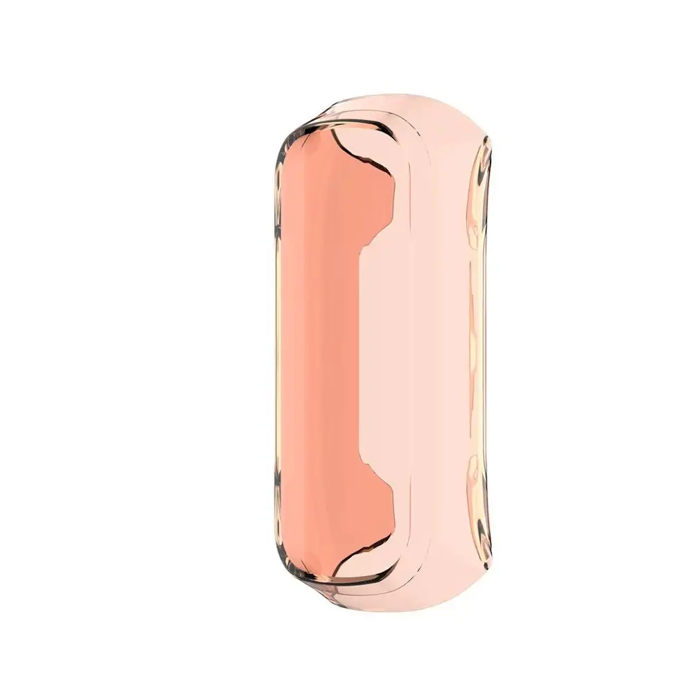Розовый Модный мягкий ультратонкий защитный чехол из ТПУ для samsung Galaxy fit-e SM-R375 Защита от царапин Прочный фиолетовый - Цвет: Розовый