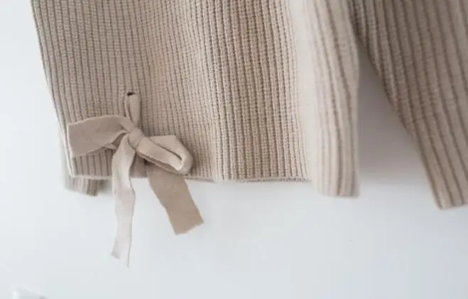 Детский свитер зимняя теплая шерстяная хлопковая детская одежда топы для