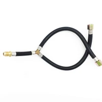 38 flare gas barbecue grill connection flexible hose y splitter hose assemly parts inlet pipe for bbq stove