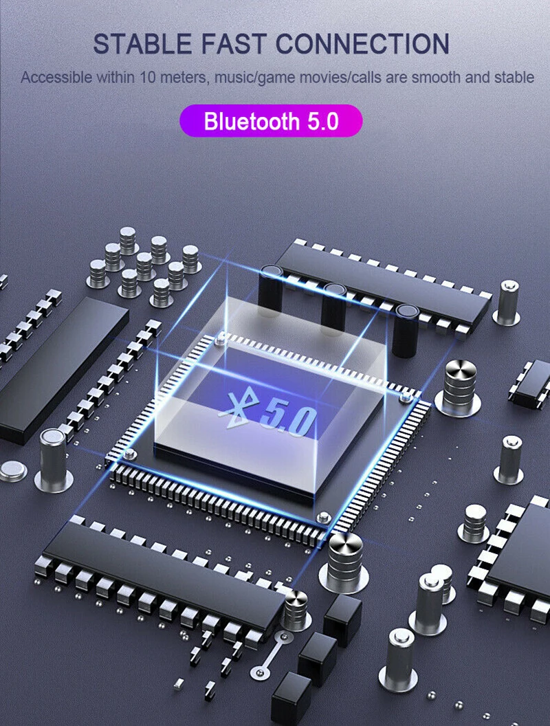 AERBOS Mini Twins беспроводные наушники Bluetooth 5,0 стерео гарнитура спортивные наушники-вкладыши с зарядкой для смартфона