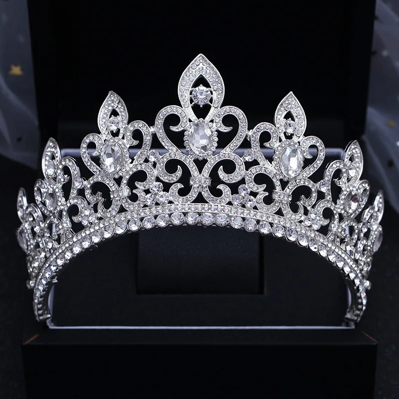 Модные Super Flash горный хрусталь корона свадебный головной убор принцессы короны