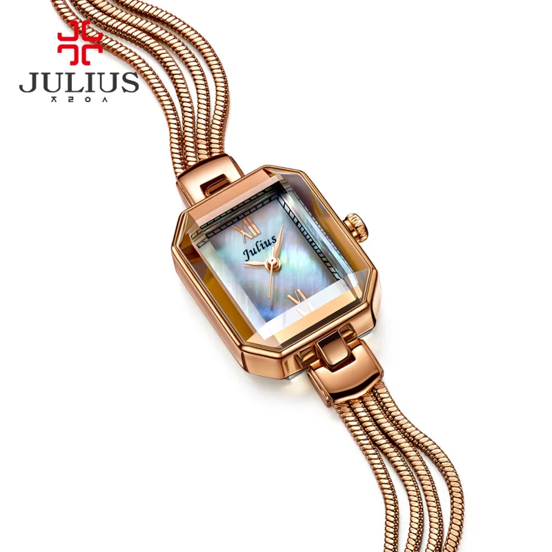 Relógio de Pulso Relógios de Quartzo Julius Famoso Feminino Mulher Moda Casual Presentes Femininos Relojes Hombre Relógio