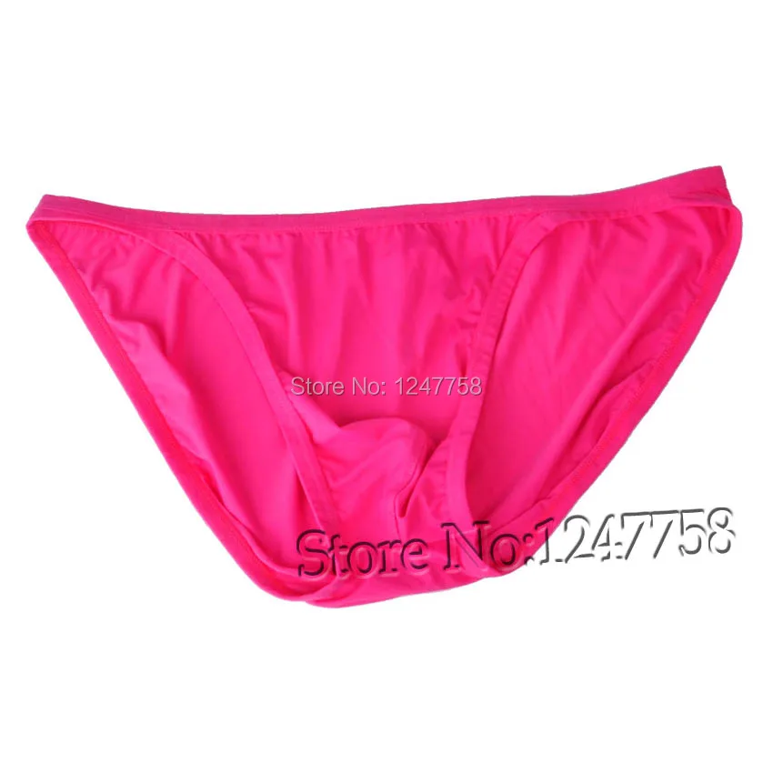 6 шт./лот мужские бикини с мешочком удобные трусы из спандекса Мини тонкие