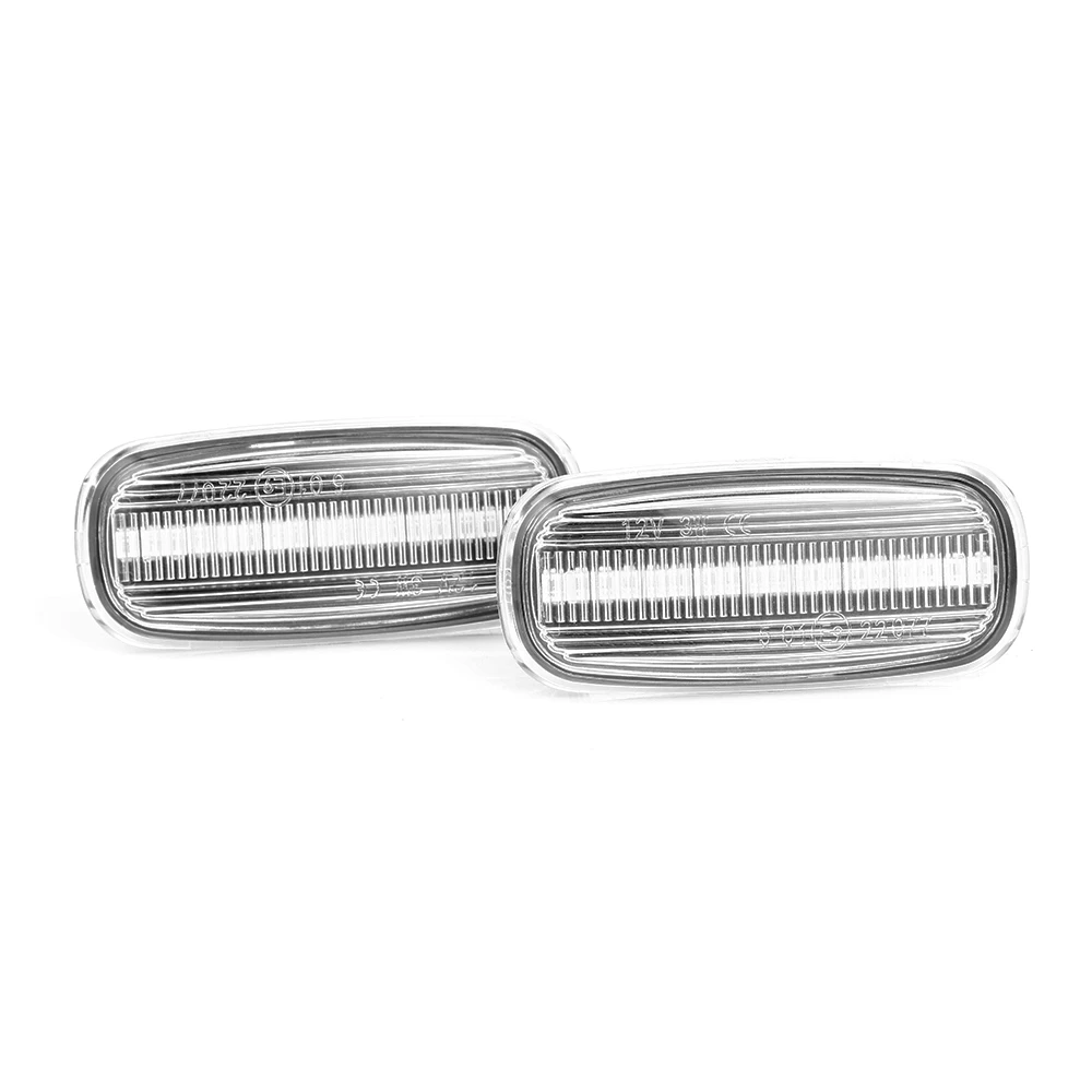 Amber light 2 pieces Blinker Amber Smoke LED Dynamic Turn Signal Lamp for Audi TT 2000-2006 A3 S3 8P A8 D2 8N Flowing Car Side Marker Light - Испускаемый цвет: Amber light