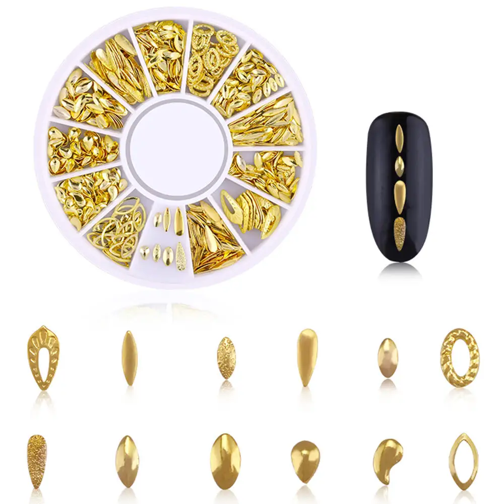 Небесно-голубой 1 лист Nail Art Rhinestone украшения DIY 3D ногтей аксессуары Звезда Луна ажурные ногтей Декоративная заклепка ювелирные изделия - Цвет: Небесно-голубой