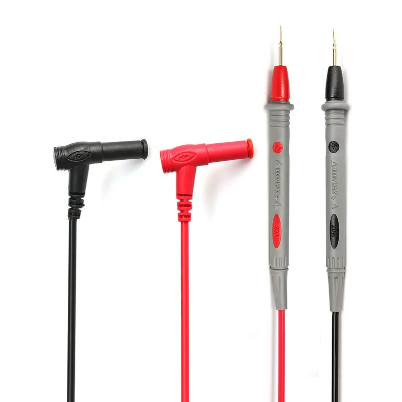 Ультра тонкий Универсальный зонд Тестовые провода кабель мультиметр метр 1000 В 20A