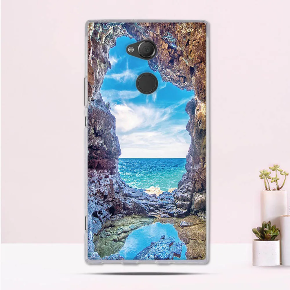 ТПУ чехол для sony Xperia XA2 Ultra 6 0 &quot Мягкая силиконовая задняя крышка xa2 чехлы с