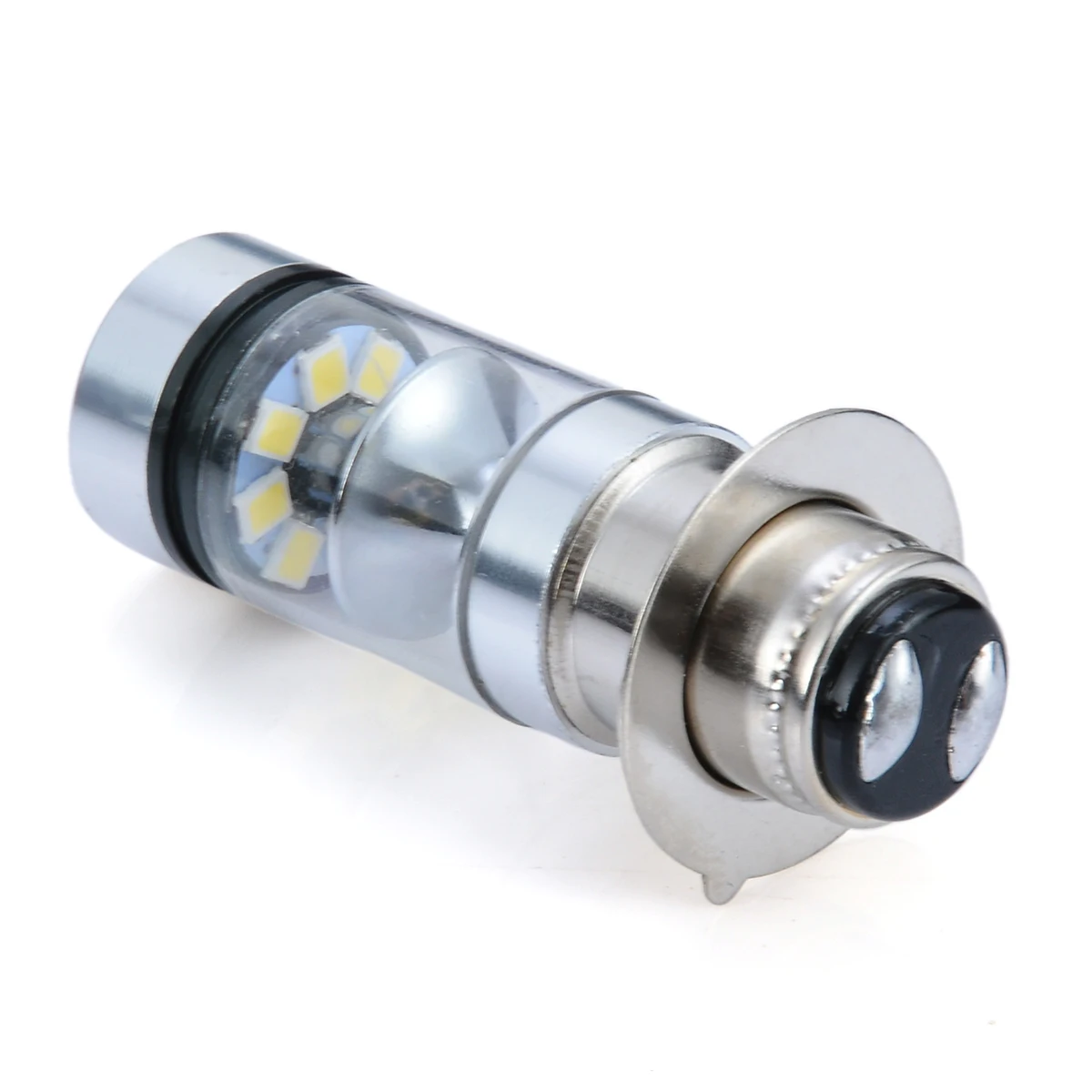 1 шт. DC12V BA20D H6 2323 LED 100W 6000K белый мотоцикл туман дневное время бег свет скутер сигнал