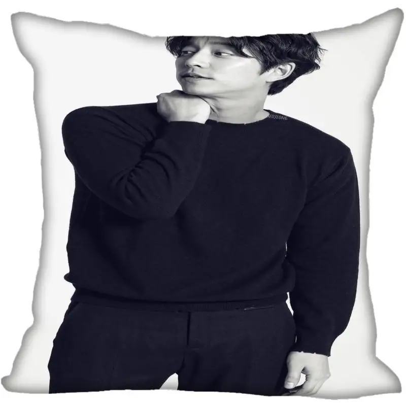 18 Новая Заказная наволочка Gong Yoo с принтом квадратная шелковая наволочка домашняя декоративная атласные Наволочки на молнии(с одной стороны - Цвет: 18