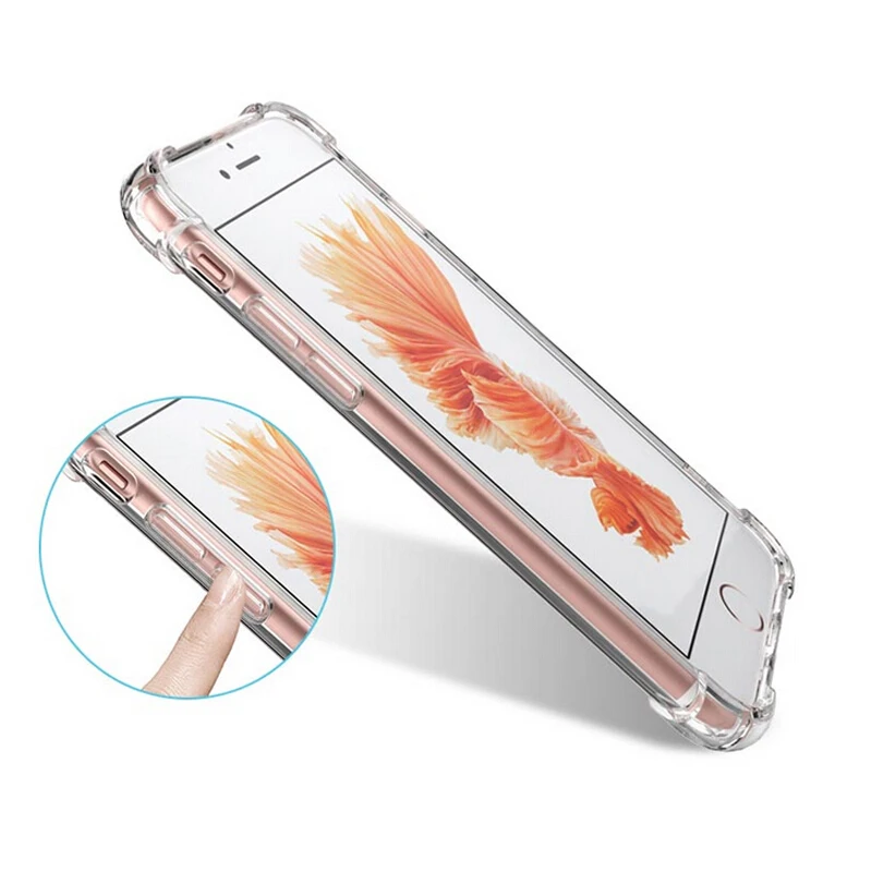Прозрачный защитный чехол для iPhone X XS MAX XR, полная защита от падений, противоударный чехол для iPhone X 11 Pro Max 5S 6 6s 7 8 plus