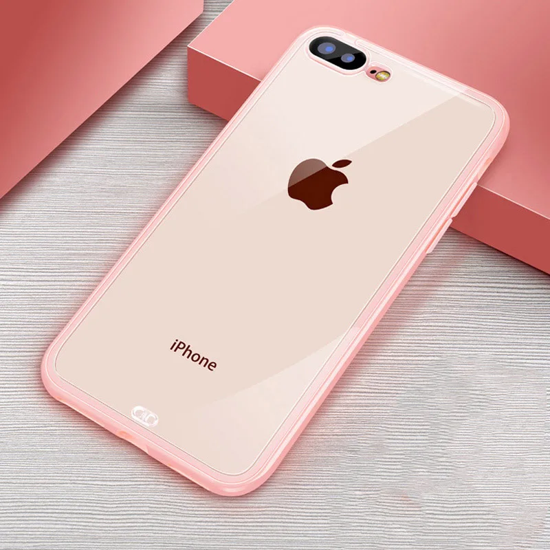 Прозрачный чехол для iPhone X XS MAX 8 7 6 s Plus Ультратонкий Мягкий ТПУ силиконовый XR Coque