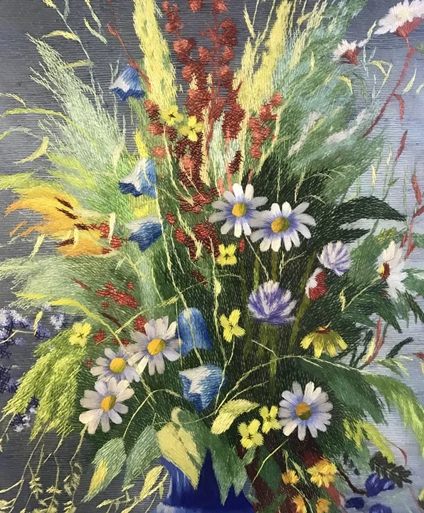 100% Шелковая нить тутового шелкопряда ручной работы вышивка в Сучжоу рамка