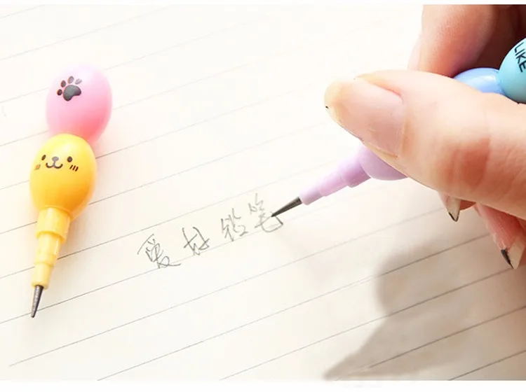 AIHAO 2 шт. HB стандартные цветные карандаши в горох милый свободный крой канцелярские принадлежности для письма школьные и офисные принадлежности IN01