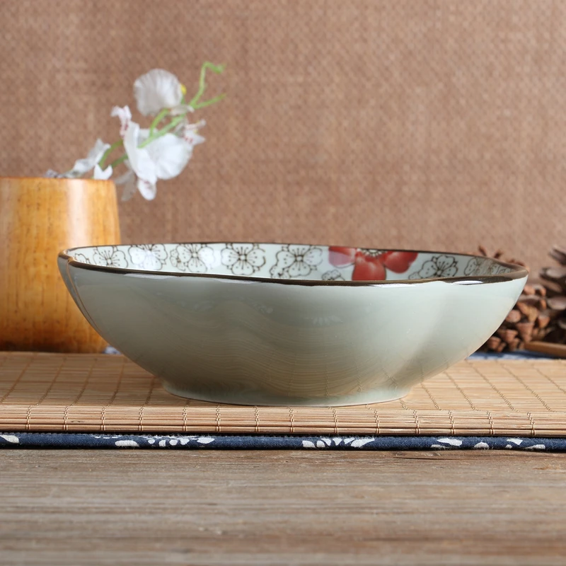 Керамическая пиала для риса контейнер еды японская посуда Sushi фруктовый салат