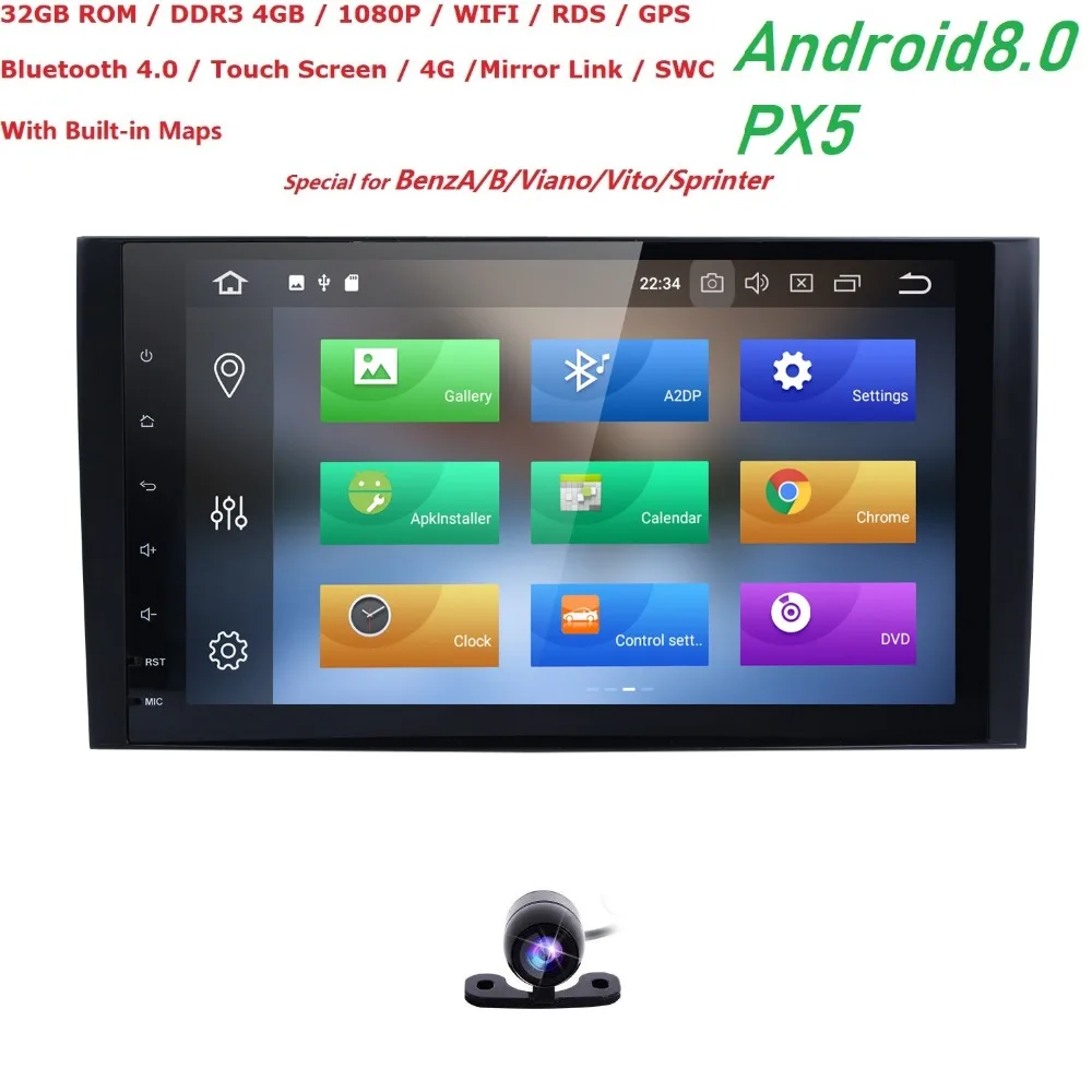 9 'Android 8 0 автомобильный мультимедиа для Mercedes Benz sprinter Vito W639 Viano W169 W245 W209 W906 Crafter