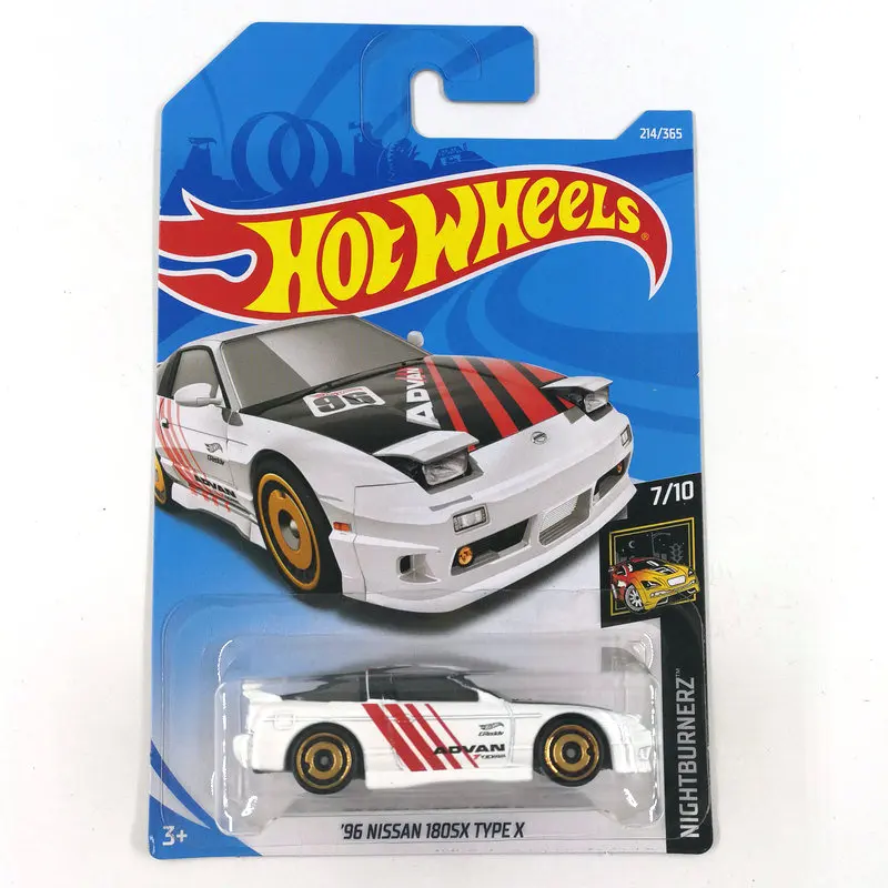 Горячие колеса автомобиля 1:64 Автомобиль 96 NISSAN 180SX Тип X коллектор издание металл