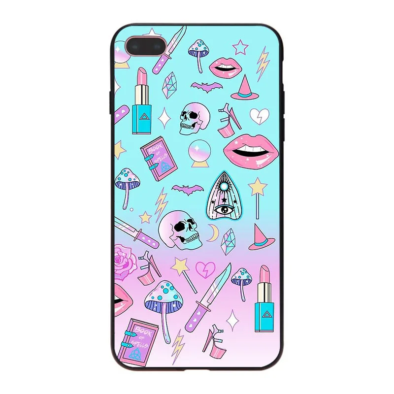 MaiYaCa Girly Pastel Witch Goth дизайнерский высококачественный чехол для телефона iPhone 8 7 6 6S Plus