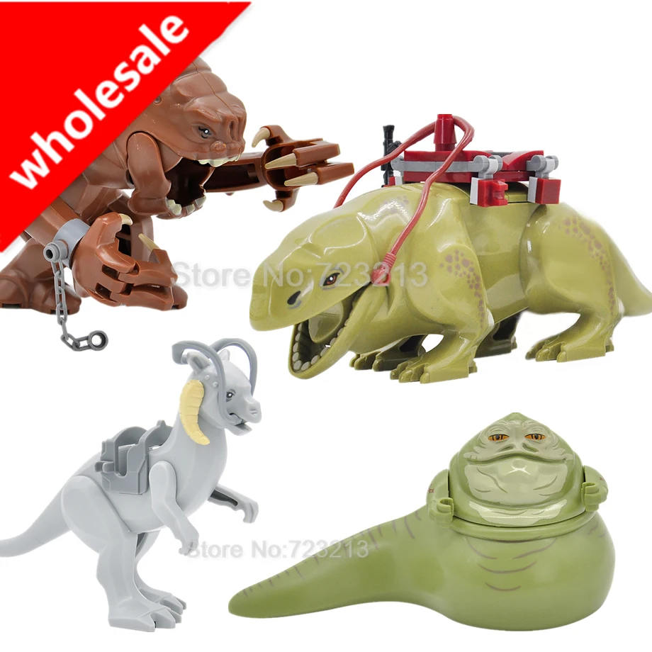 10 шт./лот Горячие Dewback Sandtroopers tauntun Jabba Rancor рисунок Строительные блоки Набор моделей Игрушек