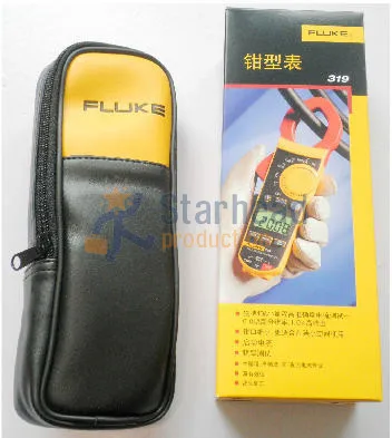 100% подлинный токометр Fluke Shanghai 319 F319 True-rms AC/DC с корпусом частота тока бесплатная