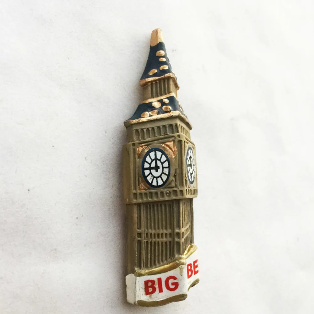 BABELEMI London UK Big Ben Souvenir Fridge Magnet Travel Tourist Souvenirs Refrigerator Magnetic Stickers Home Decoration|Магниты на