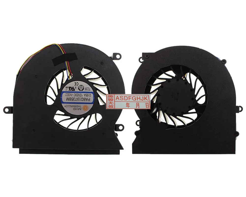 Новинка для MSI GT62VR 6RD 6RE 7RE Dominator Pro 16L1 16L2 CPU GPU Fan PABD19735BM 100% проверенный ОК | Компьютеры
