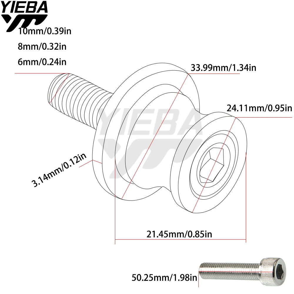 2 шт. для BMW R1200GS F650GS F800GS F800R F700GS CRF150R CR80R универсальные маятниковые ползунки из