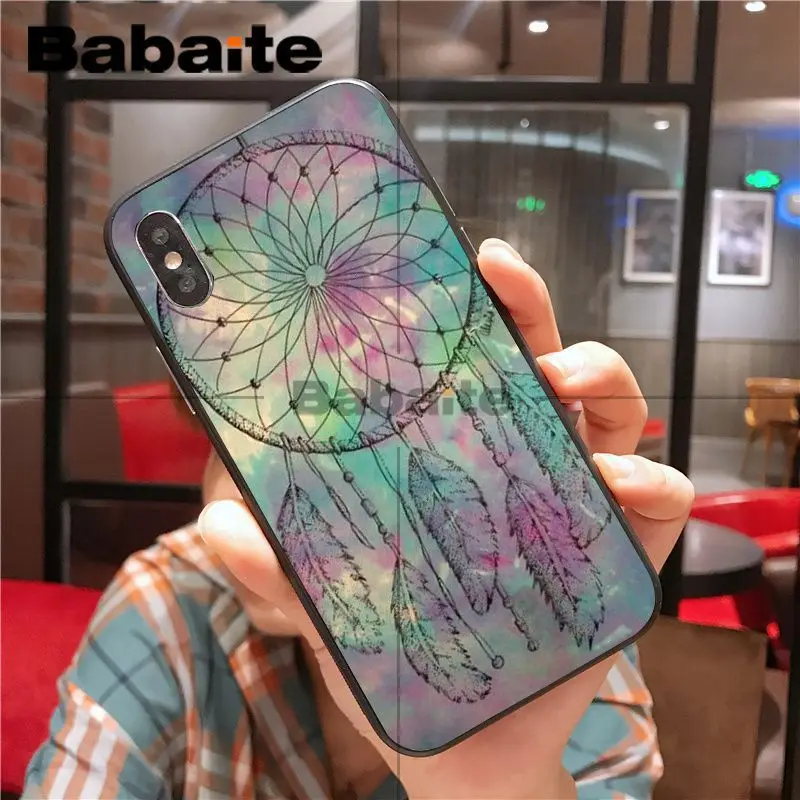 Мягкий Силиконовый ТПУ чехол с ловцом снов для iphone 11pro max iPhone X XS MAX 6 6s 7 7plus 8 8Plus 5 |
