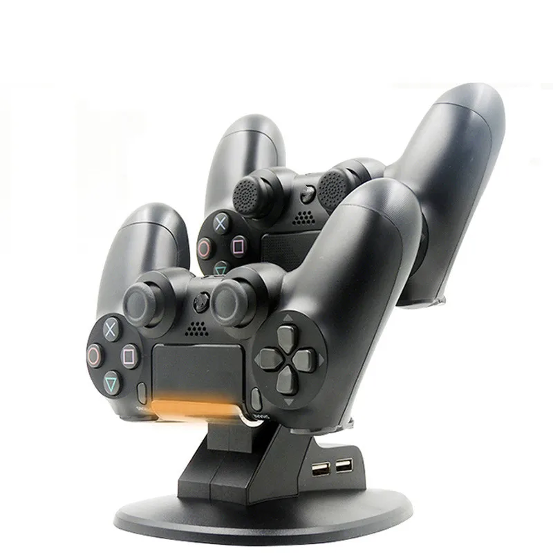 Контроллер Зарядное устройство Док-станция USB PS4 зарядная подставка для sony Playstation 4 PS4 тонкий контактный тип