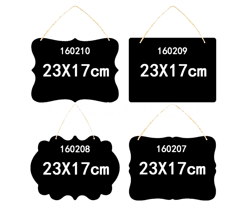 Прямоугольник Висит Деревянная Доска двухсторонняя стираемая доске Wordpad