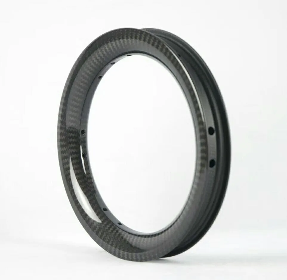 New 12 inch 25mm Slide car scooter push bike twill 3K full carbon fibre bicycle wheels clincher rims 12er 30mm width Free ship | Спорт и