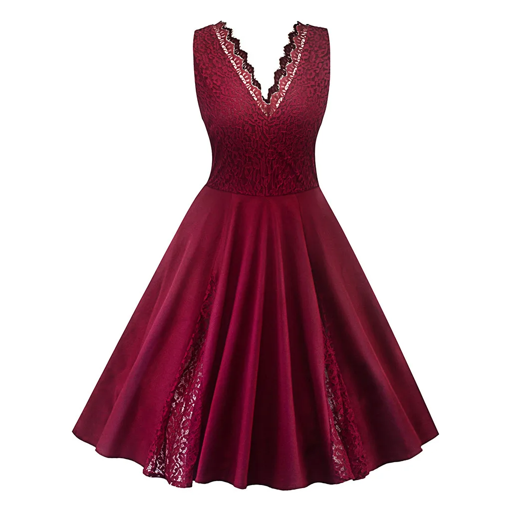 Женское летнее элегантное модное кружевное платье коктейльное бальное для