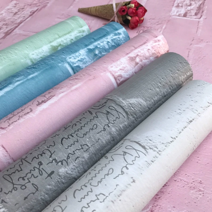 Стиль DIY самоклеющиеся кирпичные стены бумага в рулонах для спальни Детская комната Декор ПВХ Виниловая Водонепроницаемая декоративная контактная бумага