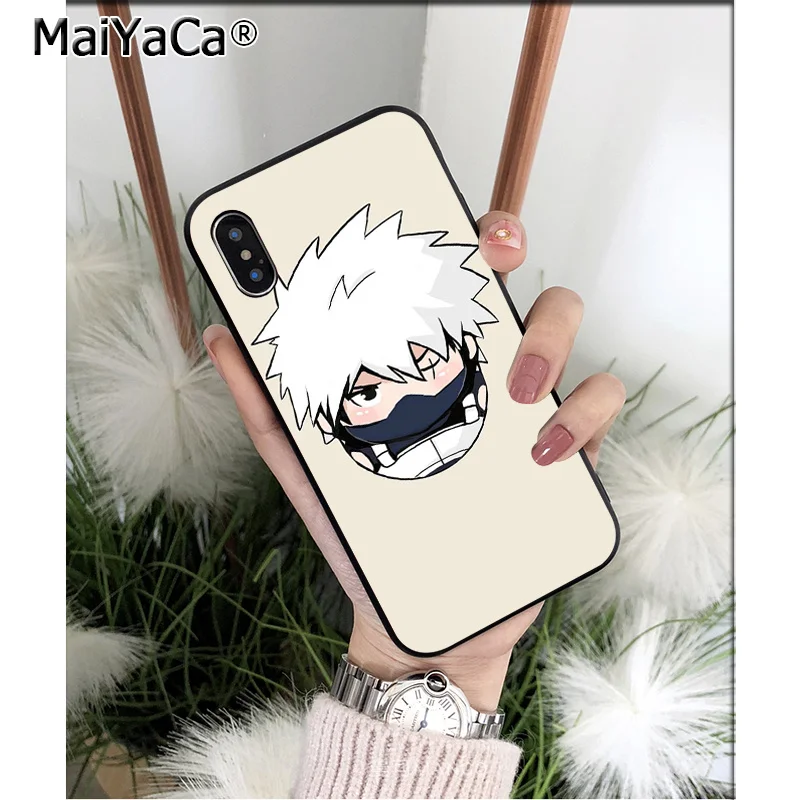 

MaiYaCa Anime Naruto Hatake Kakashi High Quality Phone Case for Apple iPhone 8 7 6 6S Plus X XS MAX 5 5S SE XR Cellphones