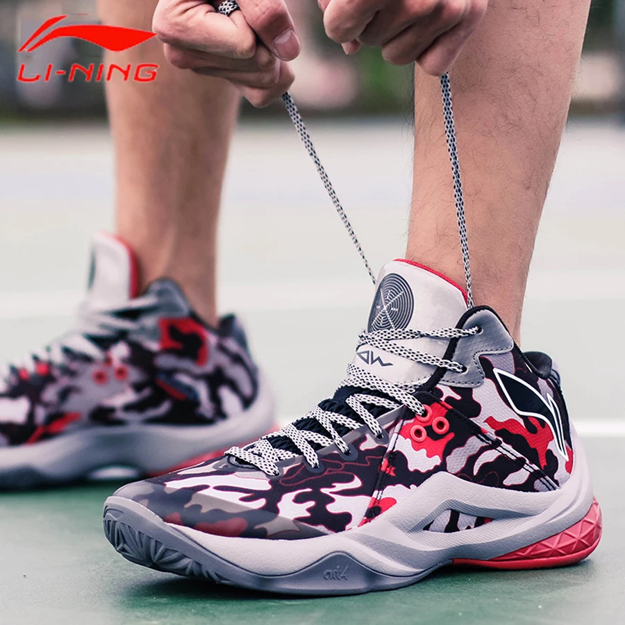 Клиренс Li-Ning мужские Wade профессиональные баскетбольные кроссовки амортизация дышащая подкладка Спортивная обувь Кроссовки ABAM013 SAMJ17