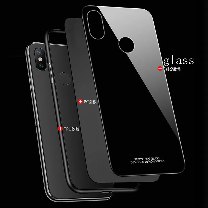 SemgCeKen роскошный оригинальный жесткий стеклянный зеркальный чехол для xiaomi mi 8 se 8se