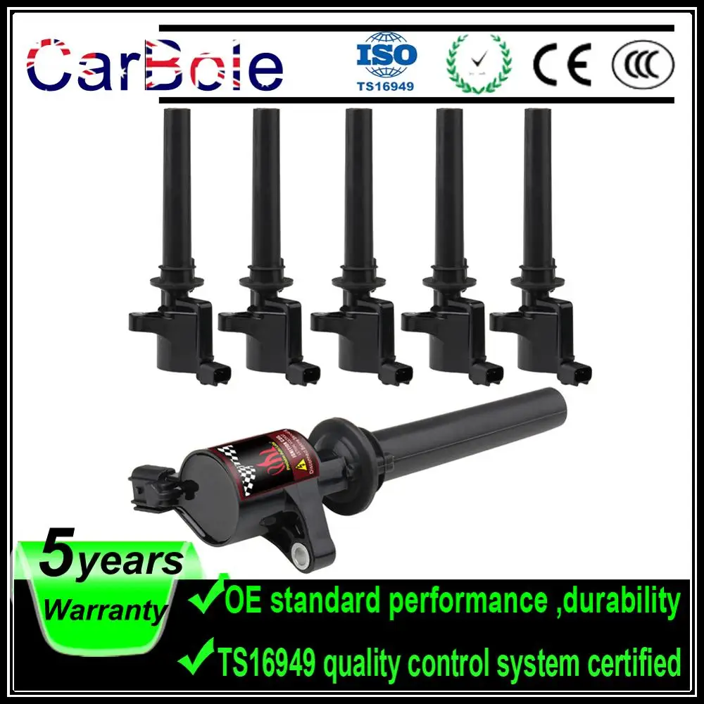 Carbole катушка зажигания Набор из 6 шт. катушек для Ford фристайла Mercury Mazda 3.0L V6 DG500|set