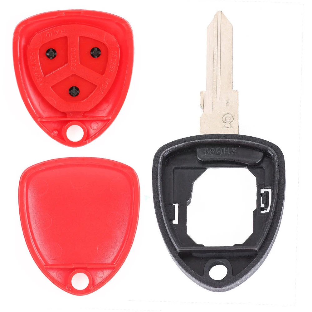 KEYECU для Ferrari F430 2005 2006 2007 2008 2009 дистанционный Автомобильный ключ оболочка чехол