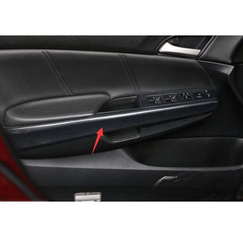 4 шт./компл. стильные ABS автомобильные аксессуары из углеродного волокна для Honda
