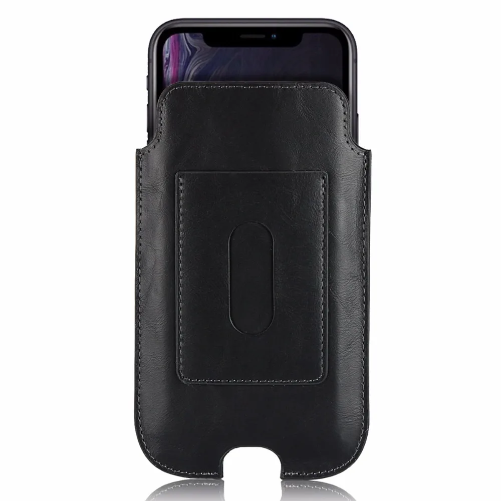 DNGN Универсальный пояса из натуральной кожи кошелек чехол для iPhone X XS 8 oneplus и xiaomi 5 1