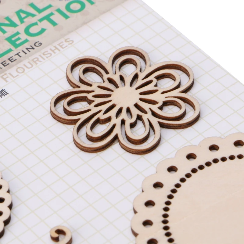 Laser Cutting Wooden Embellishments For Scrapbooking Cardmaking DIY Craft Decor Perfect celebration Party | Дом и сад