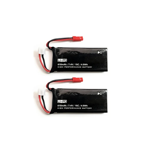 Бургундия Hubsan H502S H502E Аккумулятор 7,4 V 610mAh lipo аккумулятор 15C с usb зарядным устройством Набор для H502S H502E RC Квадрокоптер запасные части - Цвет: Бургундия
