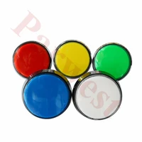 free shipping 5pcslot arcade led push button 5 colors led light lamp 60mm big round arcade video game player push button switch