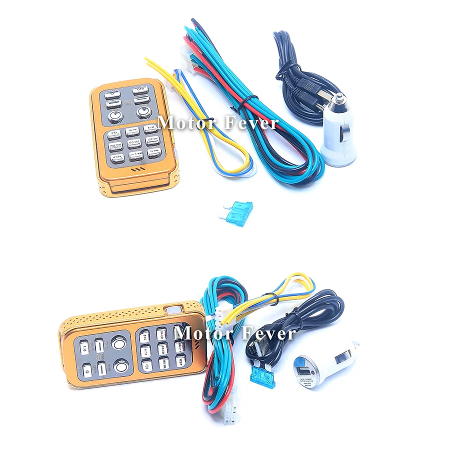 12 В многоцветная полицейская сирена с 18 звуками громкий динамик Мегафон