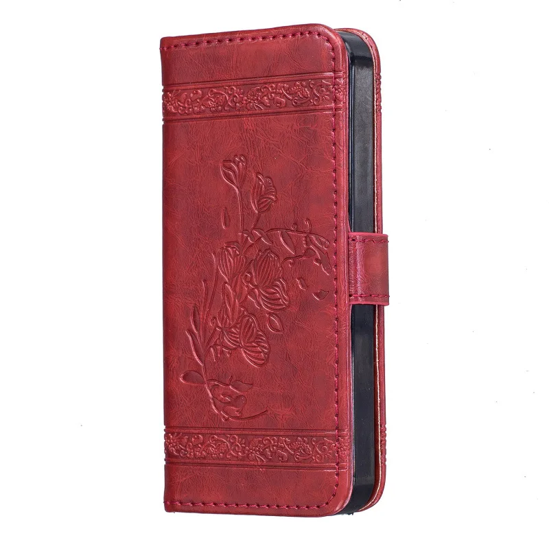 Боковой открытый + Магнитный 6 видов цветов кожаный чехол для iphone5 флип телефона