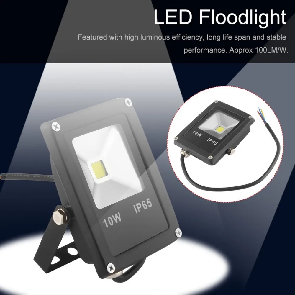 10 Вт Водонепроницаемый Светодиодный прожектор наружный AC 85 в 265 IP65 освещение