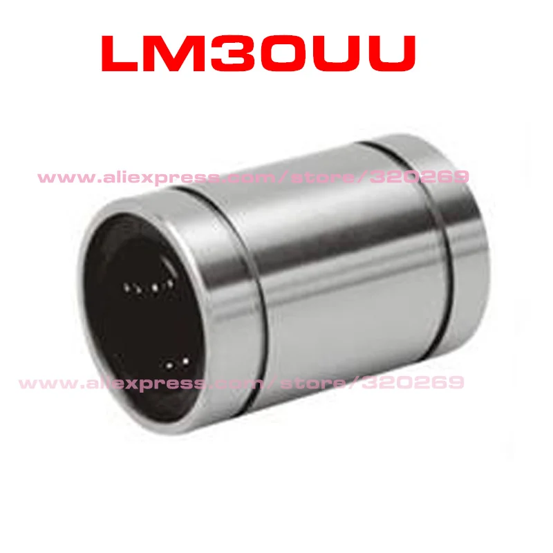 4 шт. LM30UU LM30UUOP LM30UUAJ открытые 30x45x64Mm линейного движения шариковых подшипников для 30