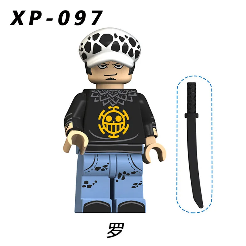 XP097 Одна деталь Санджи франки Луффи Сакадзуки Эдварда Ньюгейта Чоппер Dragon Ball Z фигурки строительные блоки игрушки для детей - Цвет: XP097